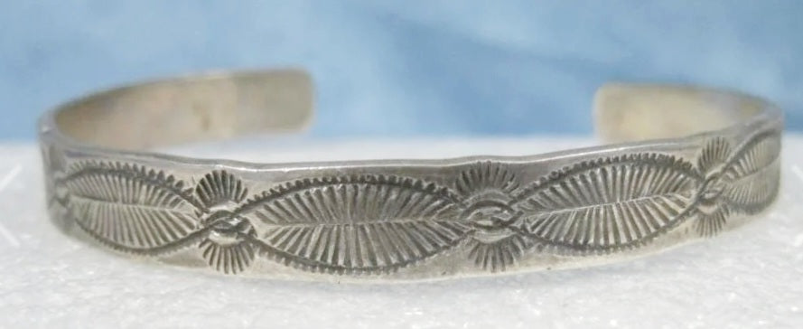 Vintage Sterling Silver NA Bracelet Cuff *Hallmarked