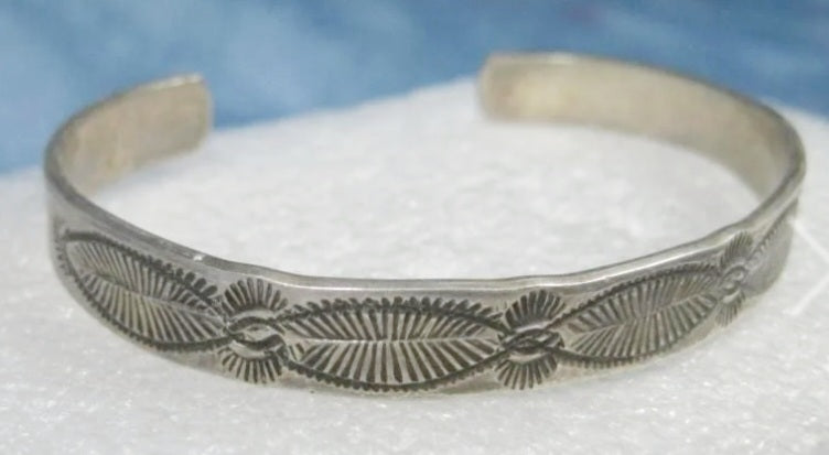 Vintage Sterling Silver NA Bracelet Cuff *Hallmarked