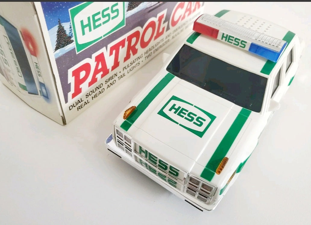 NIB *1993 Hess Truck Patrol Car w/ Lights & Sound