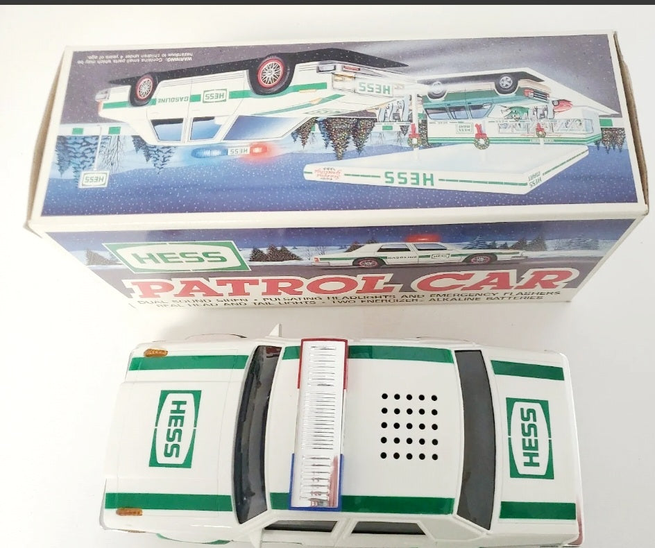 NIB *1993 Hess Truck Patrol Car w/ Lights & Sound