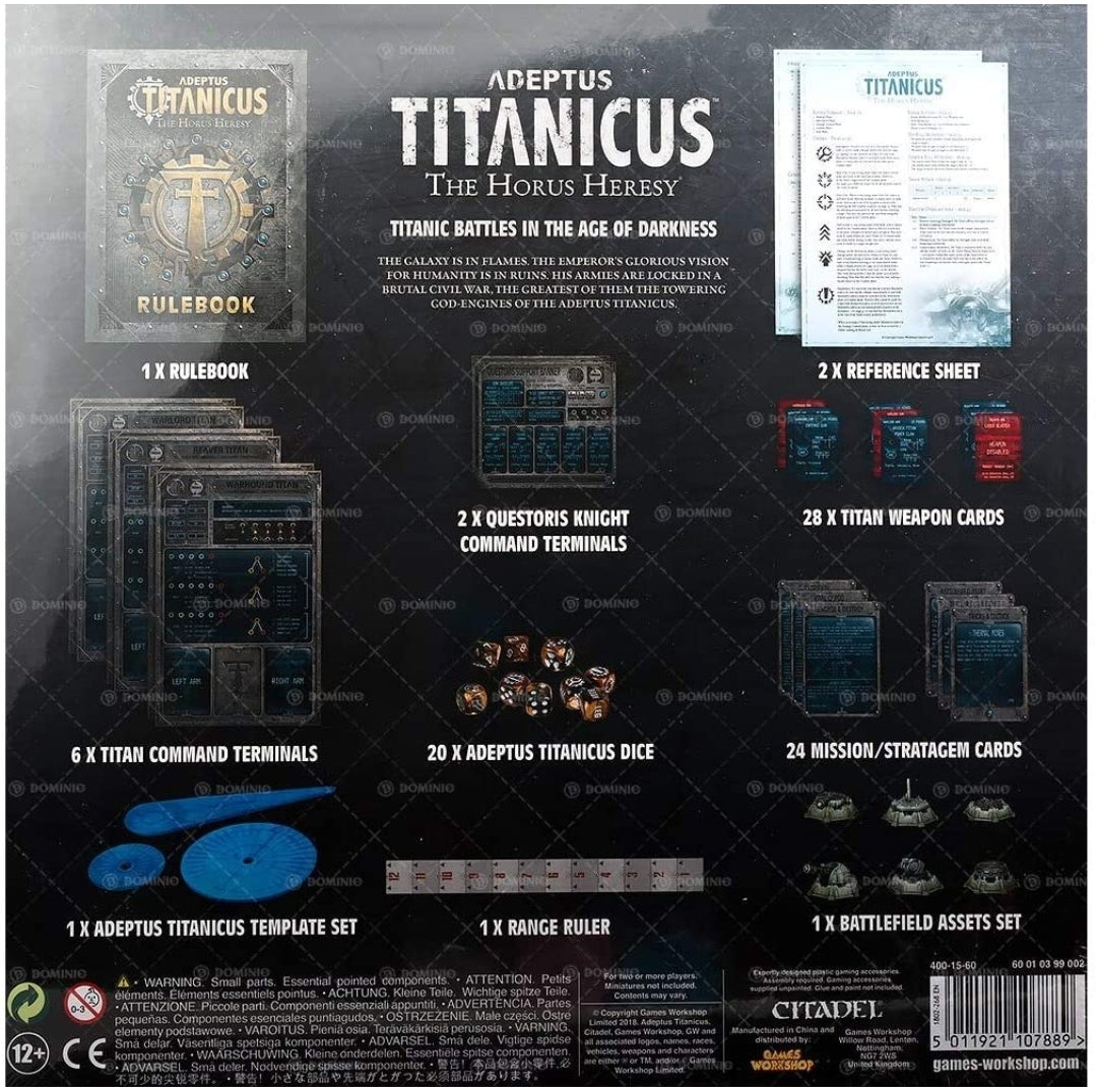 NEW Adeptus Titanicus - Horus Heresy Rules Set *Warhammer 40K