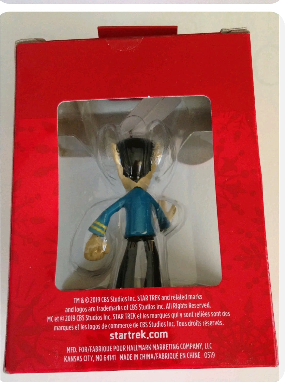 NIB "Spock" Star Trek Christmas Hallmark Ornament 2019