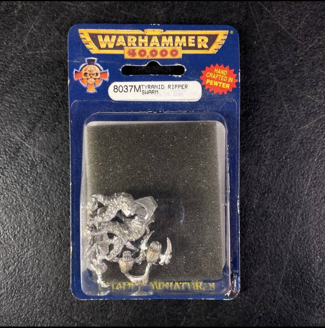 Warhammer 40K *Vtg. Tyranid Ripper Swarm (Pewter #8037M)