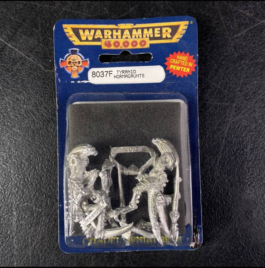 Warhammer 40K *Vtg. Tyranid Hormogaunts (Pewter #8037F)