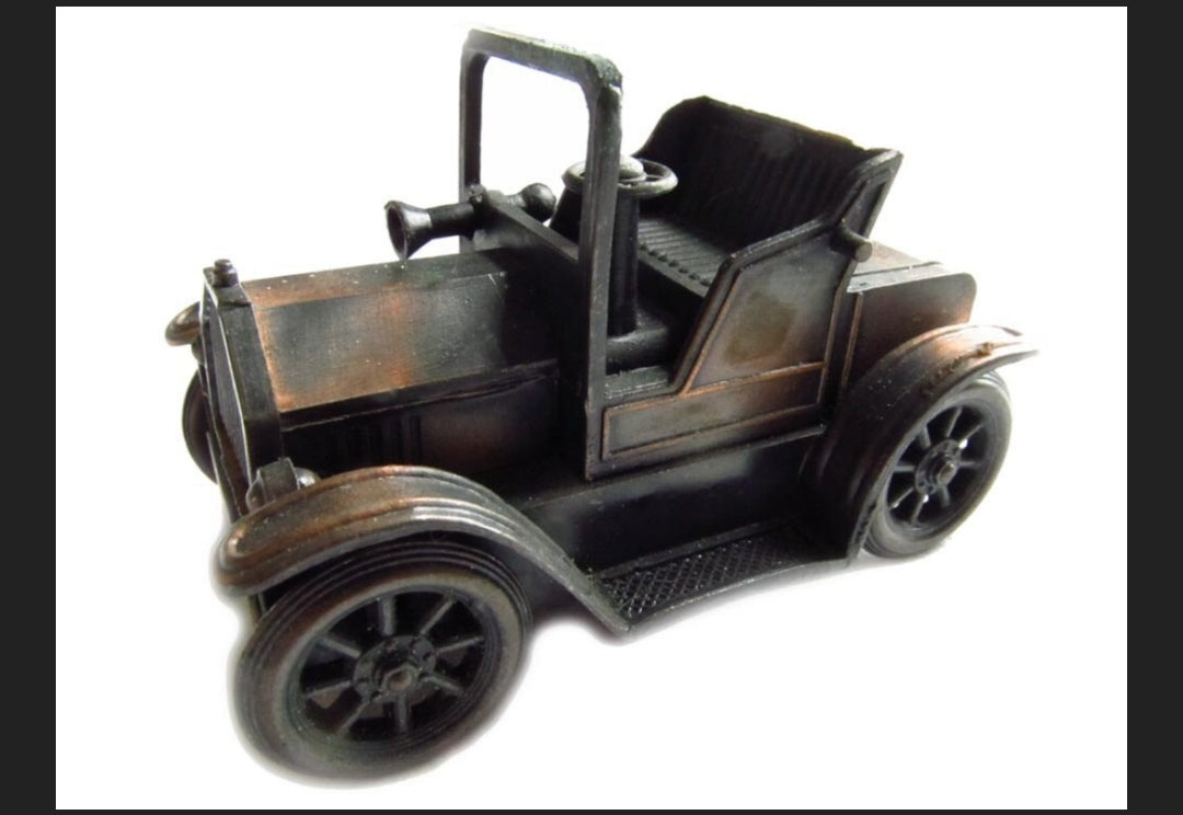 Vintage *Miniature Metal 'Copper 1917 Car' Pencil Sharpener