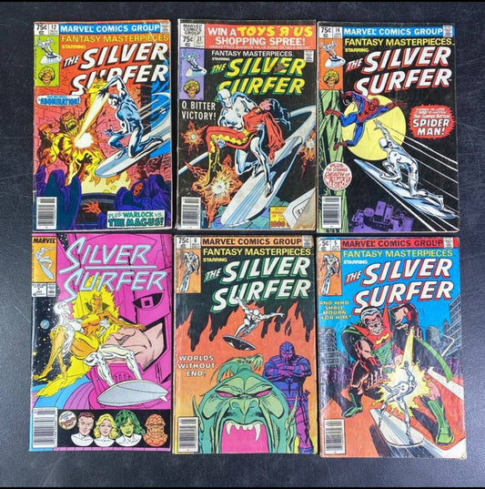 1980/81 Marvel *THE SILVER SURFER Comic Books (6 Issues)
