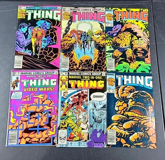 Marvel "THE THING" & "2-in-1" THE THING *(6) Six Comic Books (1983)