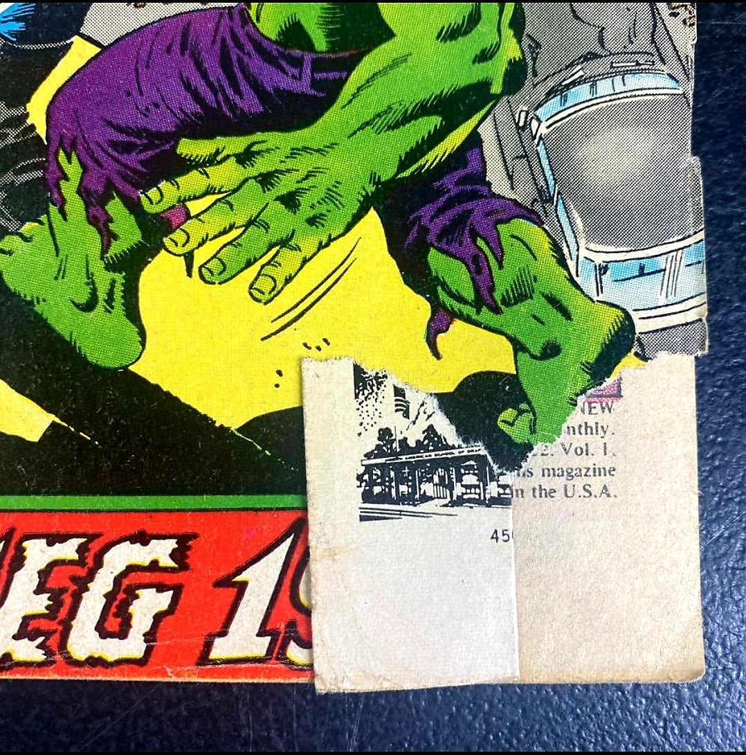 Marvel "THE INCREDIBLE HULK"#155/157 (1972) Key Issue