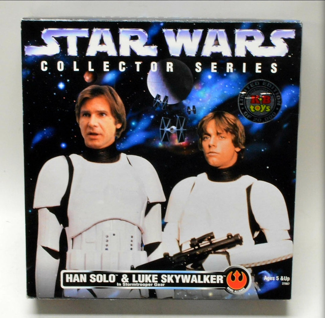 Kenner (1996) Star Wars 12" HAN & LUKE Stormtrooper Gear Action Figure Set