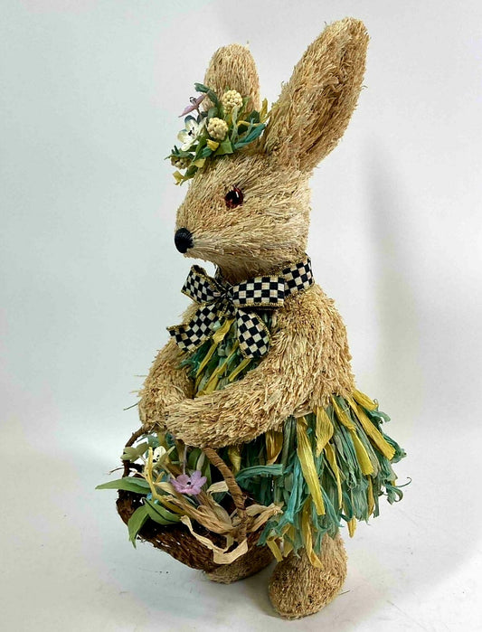 Great *Large 19.5" Tall Flower Girl Rabbit (MacKenzie-Childs)