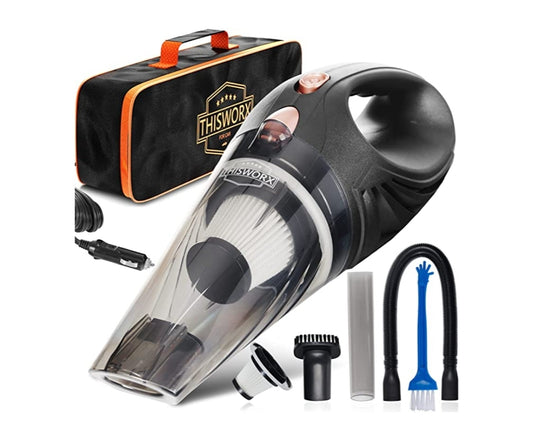 NIB -Corded Car Vacuum Cleaner w/ Accessory Kit & More