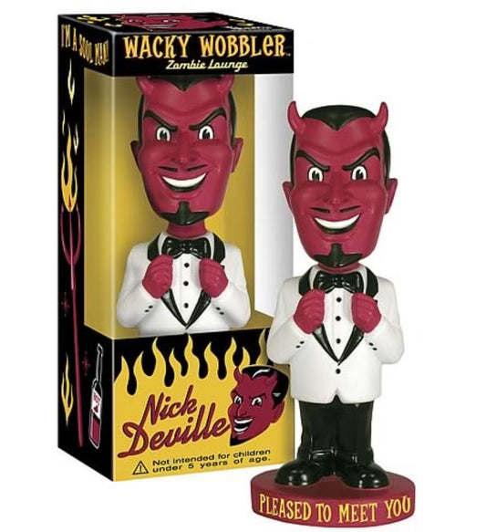 NIB! Funko *Zombie Lounge "NICK DEVILLE" Wacky Wobbler Bobble '06