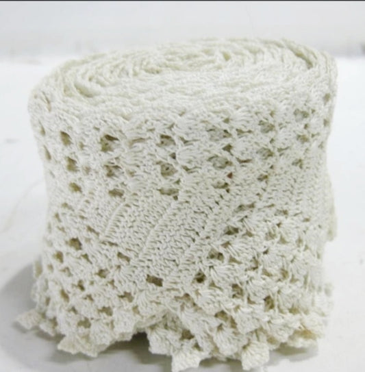 Vintage *Bundle of Hand Chrocheted Edging (13' x 3")