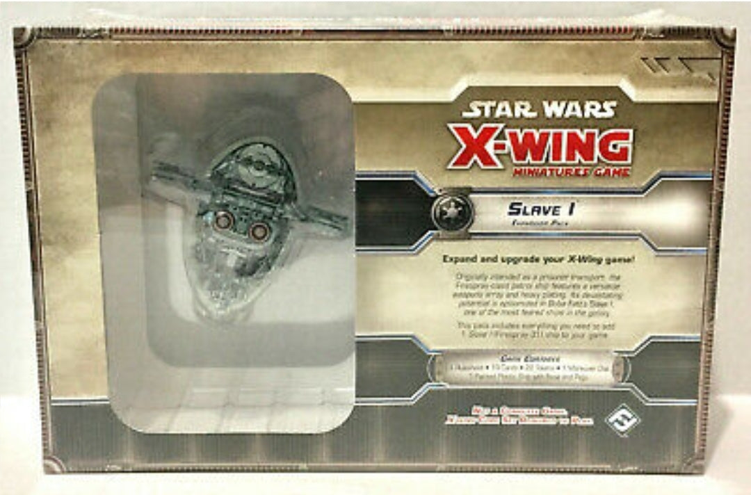 NIP *Star Wars X- Wing Slave 1 Expansion Pack (X-wing Mini Game)