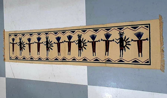 Stunning *Colorful 6' SouthWestern Kachina Woven Table Runner