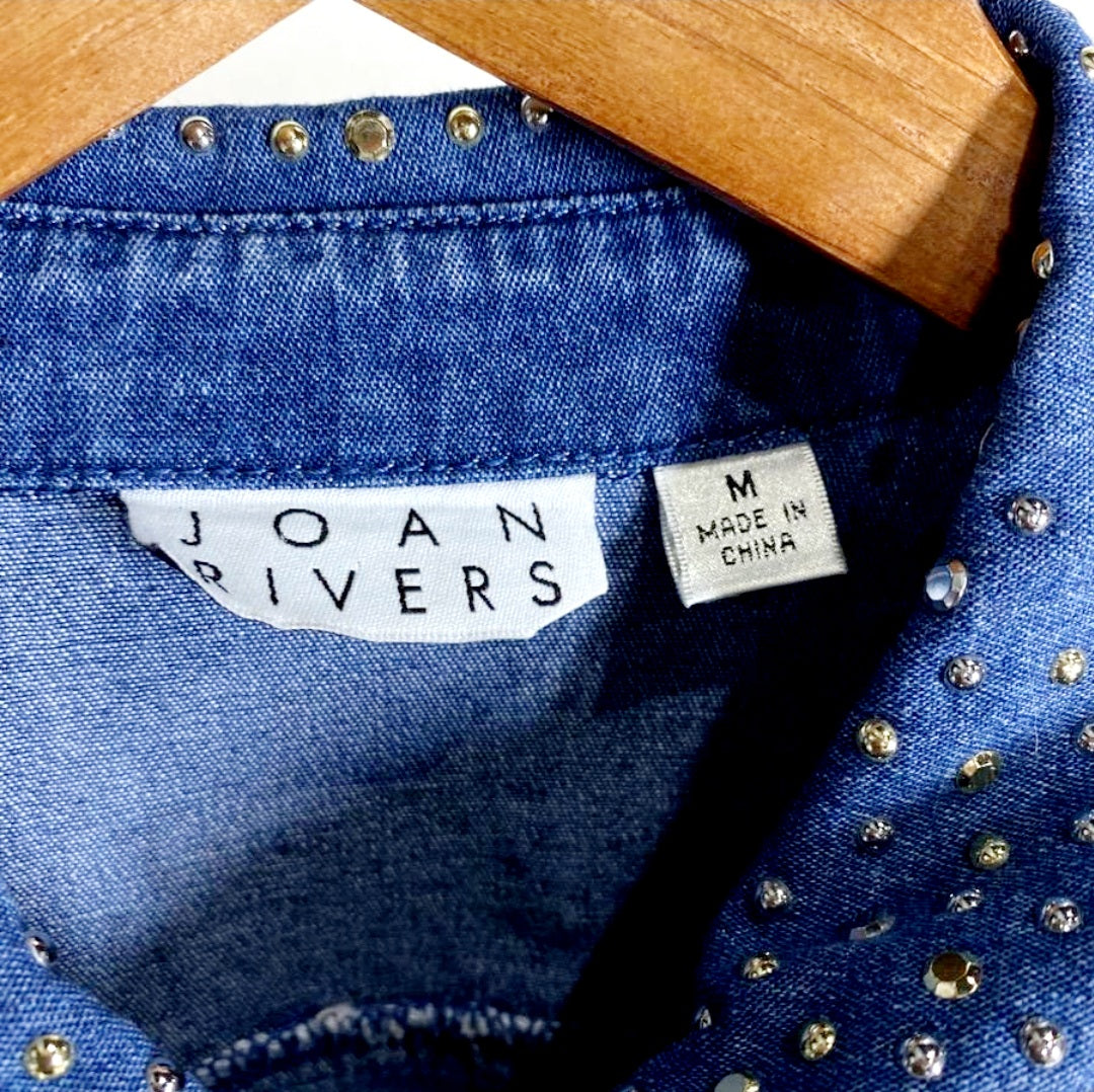 Great *Joan Rivers Jean Jacket (Size Medium)
