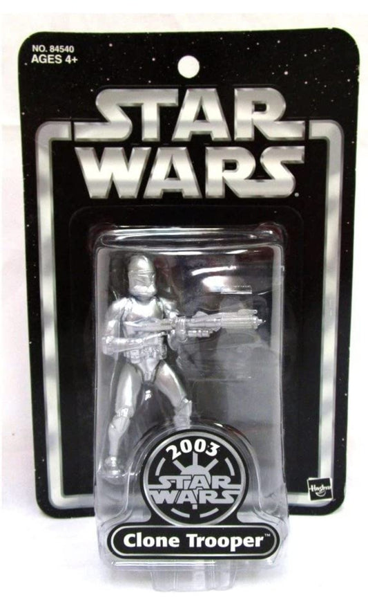 Hasbro Star Wars "CLONE TROOPER" Exclusive 2003 SDCC (Silver Saga)