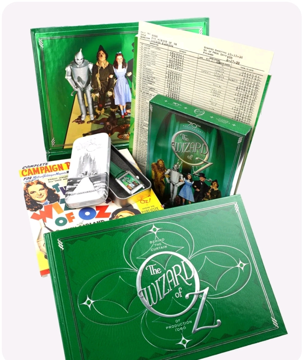 "Wizard of Oz" 70th Anniversary Box Set (Watch, DVD, Book, +)