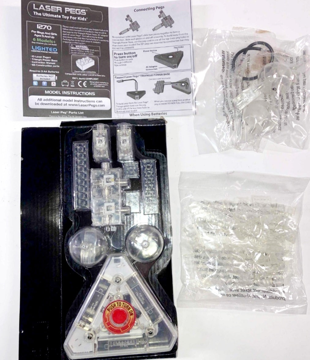 NIB *Laser Pegs The Ultimate Toy For Kids "Helicopter Building Set"