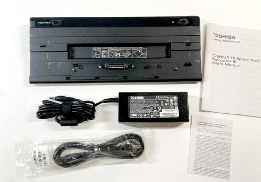 NEW *Toshiba Hi-Speed Port Replicator III (120W w/ AC Adapter)
