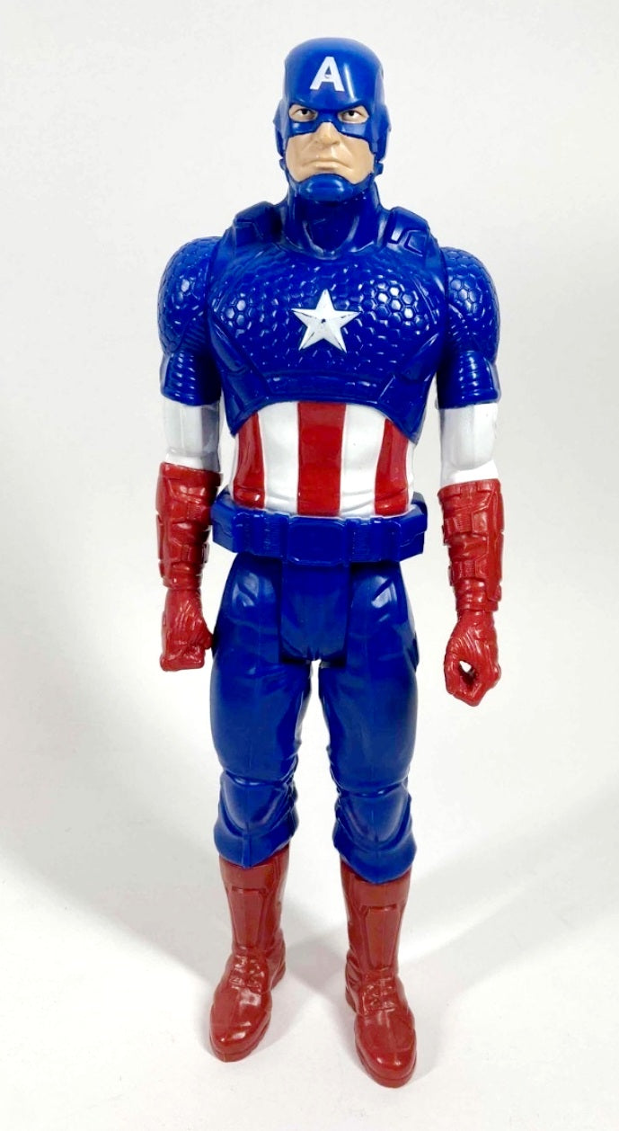 Three (3): Marvel Character 11.25" Collectible Moveable Figurines