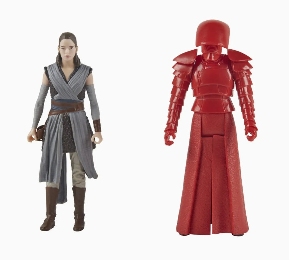 NIP *Star Wars Rey (Jedi Training) & Elite Praetorian Guard 2-Pack