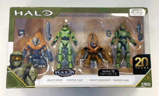 NEW *World of Halo 20th Anniv. Collection (4" Action Figures)