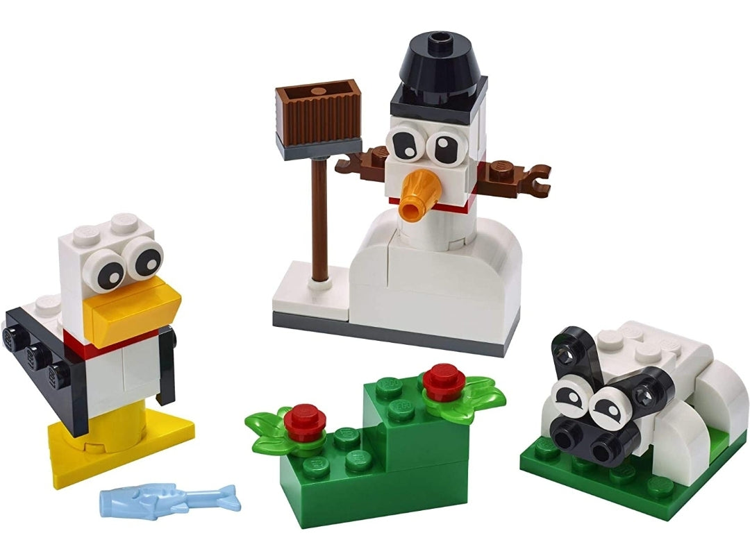 NEW *Lego 11012 "Classic White Brick" (60 pc) Snowman Sheep +