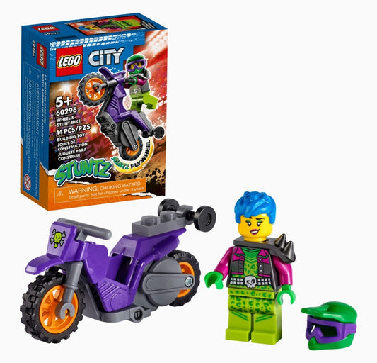 NEW *Lego City Wheelie Stunt Bike #60296 Build Set