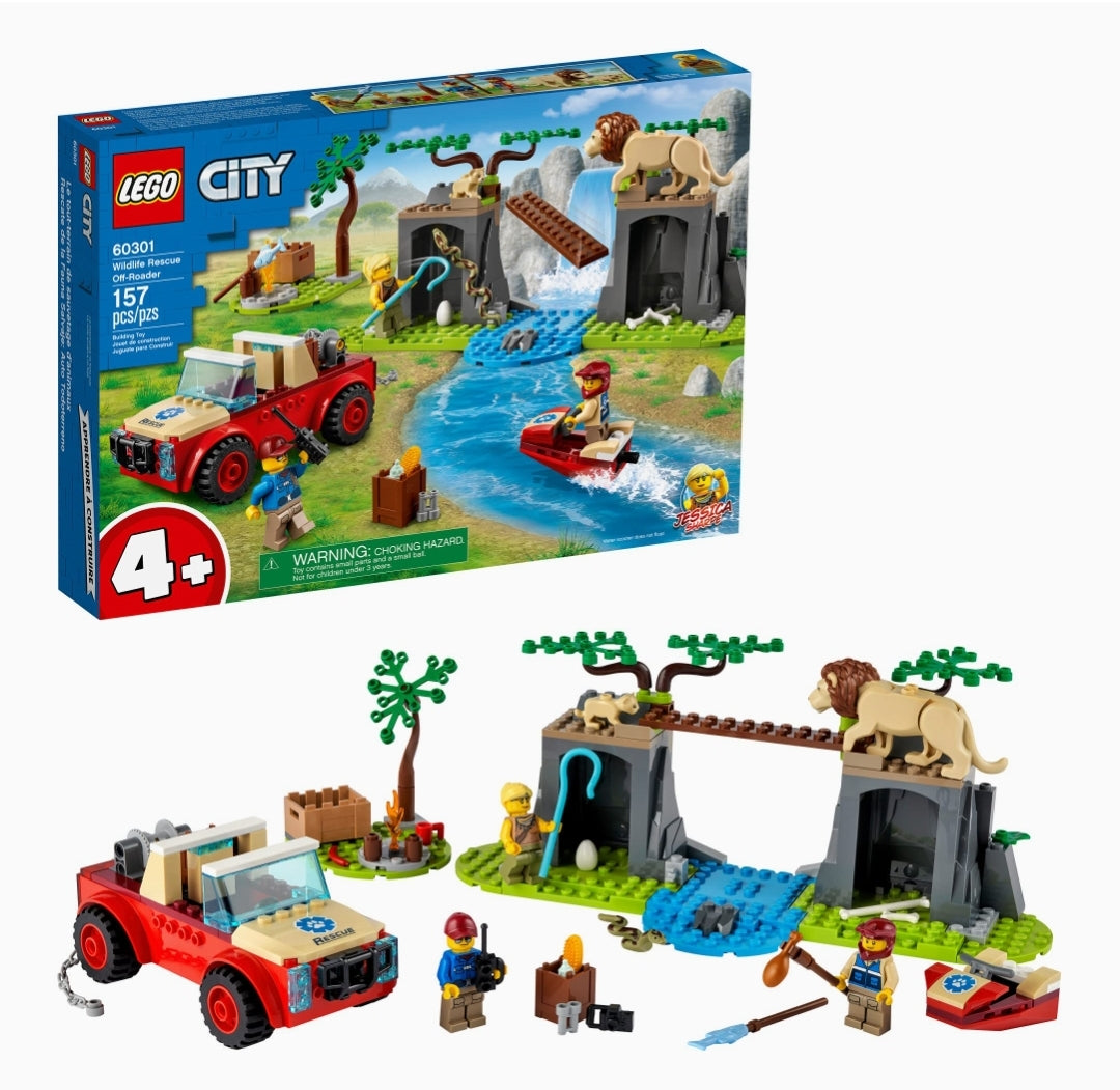 NEW *Lego City Wildlife Rescue Off-Roader 60301 (157 pc)