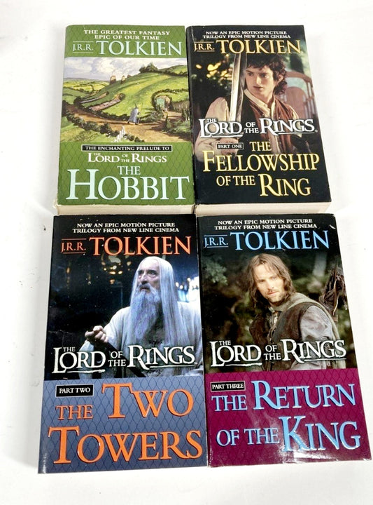 J.R.R. Tolkien *A 4-Book Hobbit/Lord of the Rings Set