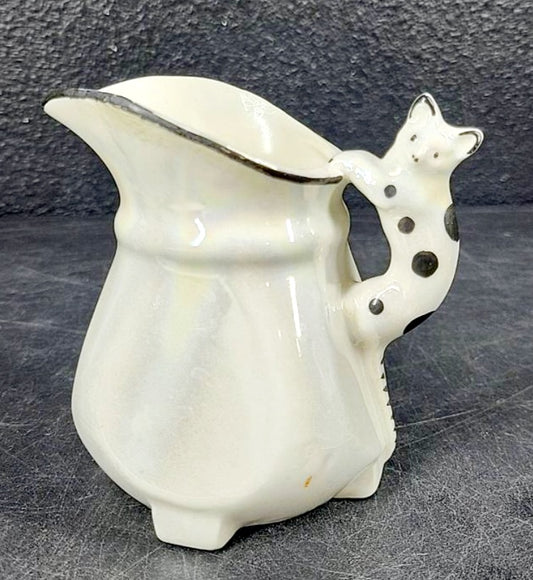 Cute *Vintage Ceramic Cat Kitten Creamer Small Pitcher