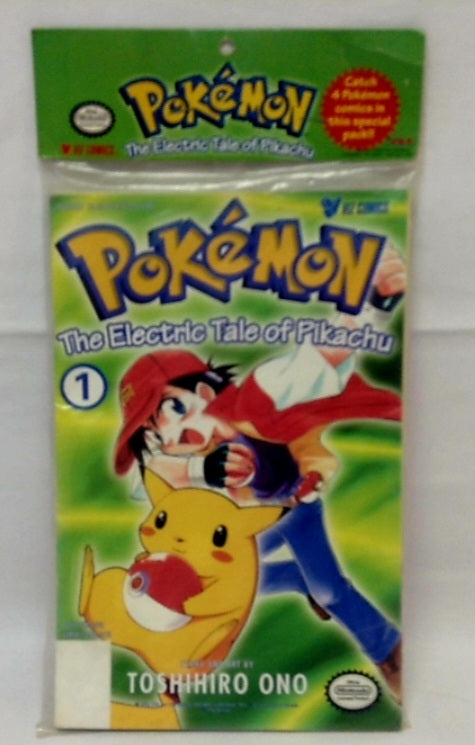 NIP Pokemon: The Electric Tale of Pikachu 1-4 SEALED Comics 1999 Viz