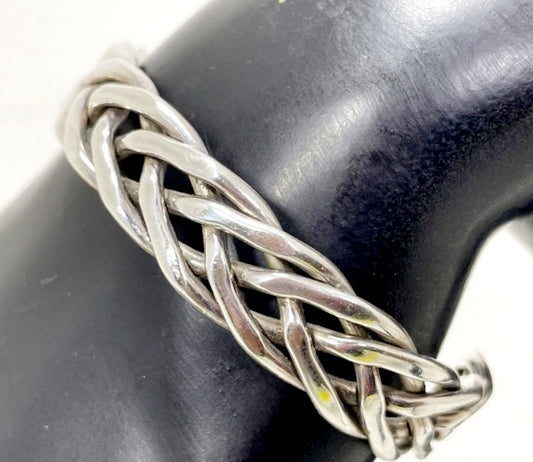 Beautiful *Sterling Silver .925 Braided Bracelet