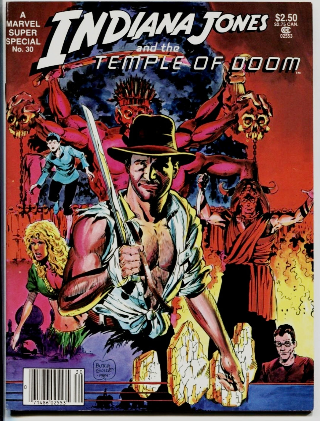 Marvel Super Special Issue #30 "Indiana Jones & Temple of Doom" (B.Guice)