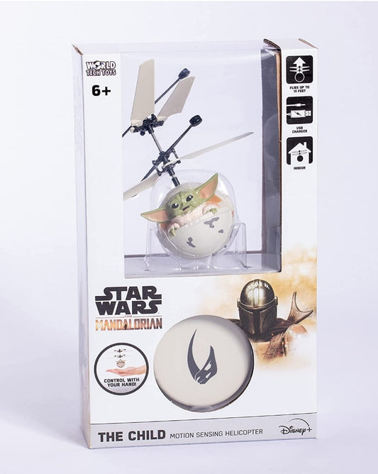 New *Star Wars Mandalorian The Child Baby Yoda Motion Sense RC Helicopter