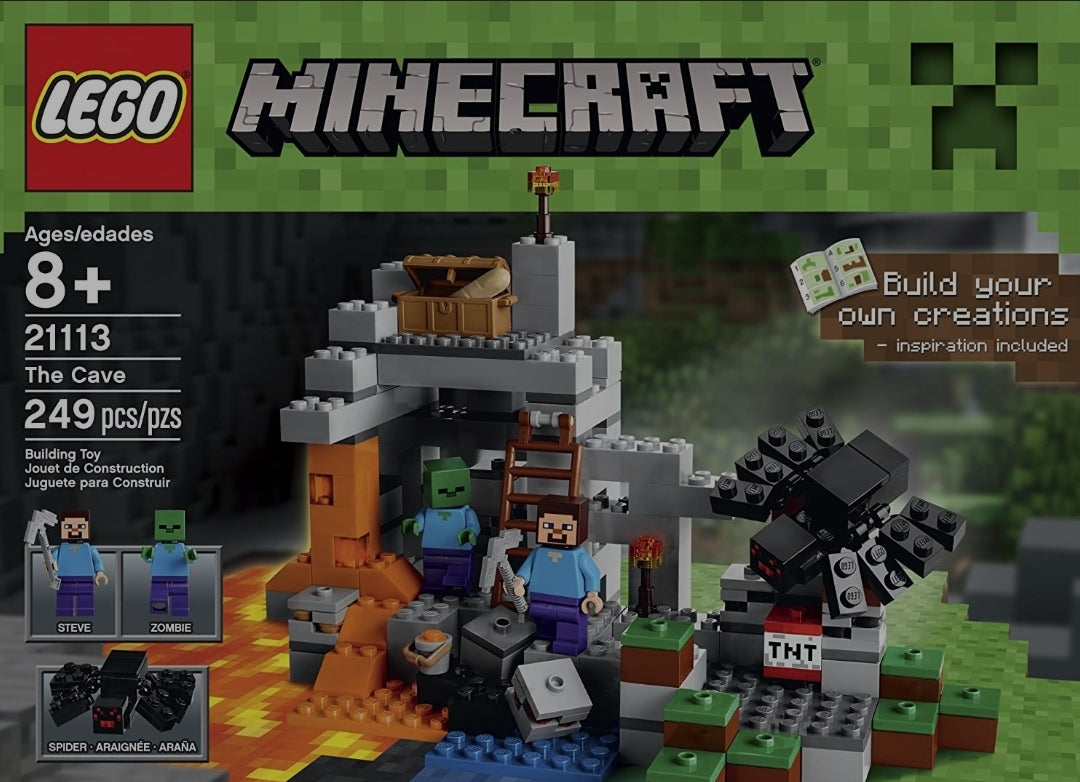 New *LEGO Minecraft 'The Cave' #21113 (249 pcs)