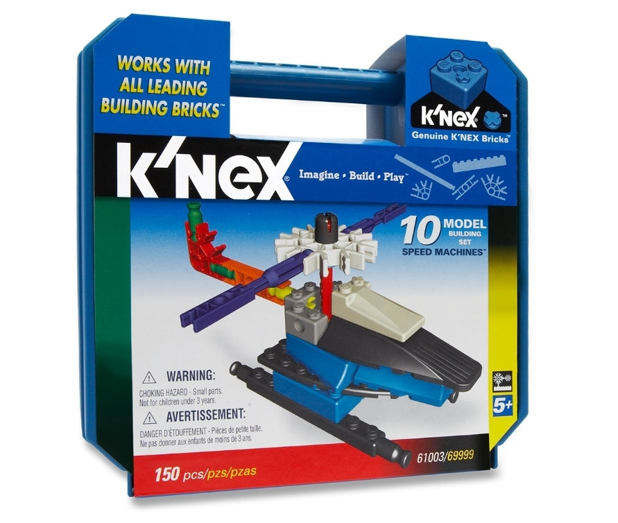 K'Nex *Genuine K'Nnex Bricks -10 Building Set. Imagine/Build/Play #61003
