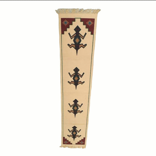 New *Native SouthWest Lizard Table Runner 13" x 72"