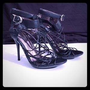 Black Hollywood Heels Michael Kaplan *Bardot* NIB (size 9)