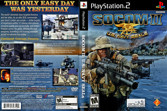 Socom II US Navy Seals - Playstation 2 (Complete)